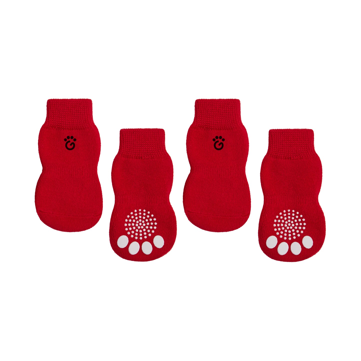 Indoor Anti-Slip Pet Socks with paw shaped grip pad
